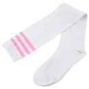 1pair Womens Athlete Thin Stripes Solid Thigh Highs Tights Over Knee Socks  M1P5