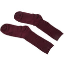 Women's Fashion Solid Color Performance Ribbed Cotton Knitted Slouchy Socks E8A3