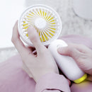 Baseus Portable USB Fan Mini Fan With LED Fan Summer Light Electric Cooler Fan 3-Speed Adjustable Office Gadget