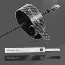 KUULAA Strong Adhesion Nylon Cable Management Winder Wire Organizer Mouse Cord Protector Power Wire Earphone Line Management
