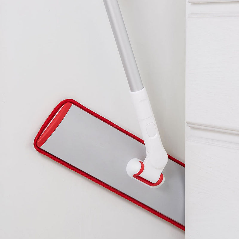 YIJIE YC Non-woven Disposable Mop Wet Dry Double Use Ring Hook Design Silm Flat Mop Aluminum Floor Mop