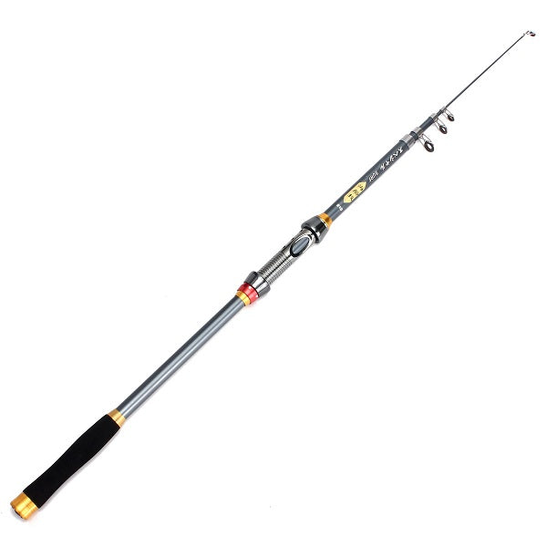 2.1/2.4/2.7/3.0/3.6m Carbon Telescopic Spinning Pole Saltwater Casting Sea Fishing Rod