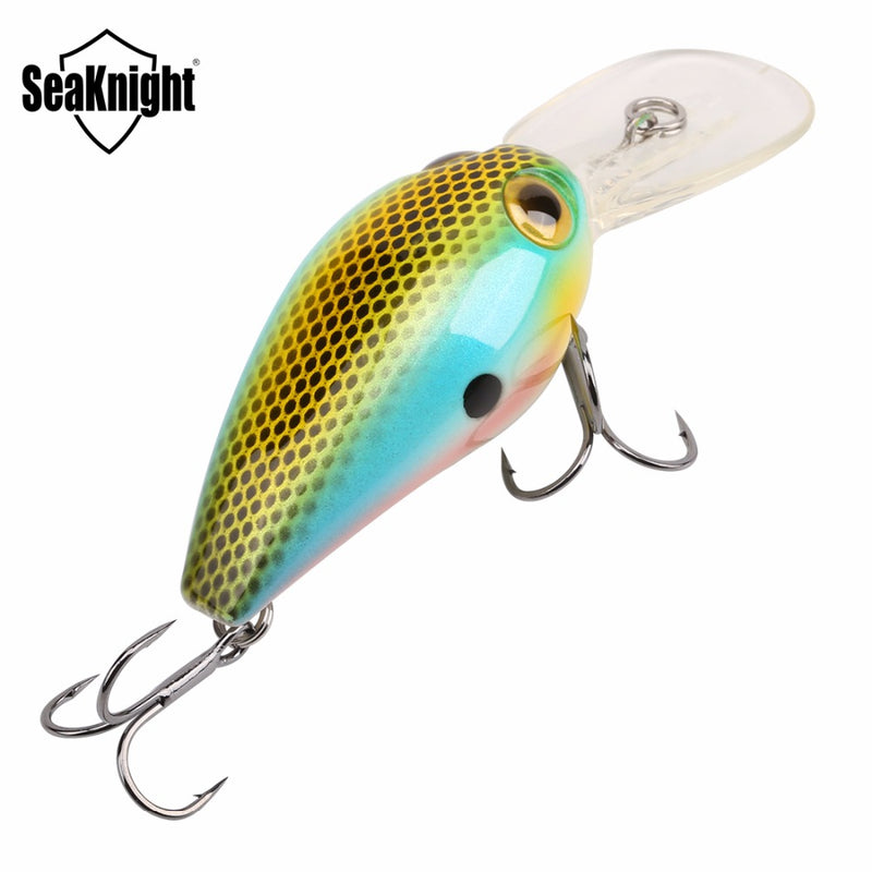SeaKnight SK002 1PCS Crankbaits 11g 50mm Hard Fishing Lure Chubby Carp Fishing Baits Crank Wobblers