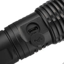 XANES 1293 Suit Zoomable LED Flashlight With 2x 18650 SUB Cable Flashligt Suit XHP50 Highlight Telescopic 18650 2660 Torch