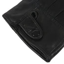 Men's Winter Leather Single Button Driving Gloves R4N8