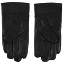 Men's Winter Leather Single Button Driving Gloves R4N8
