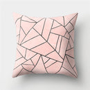 Colorful Geometric Pattern Cotton Linen Throw Pillow Cushion Cover Car Home Sofa Pillow Case
