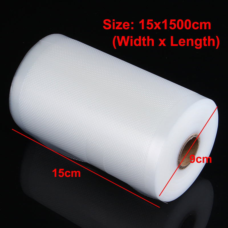 Vacuum Sealer Bags Reusable Storage Bag Transparent Plastic 15x1500cm