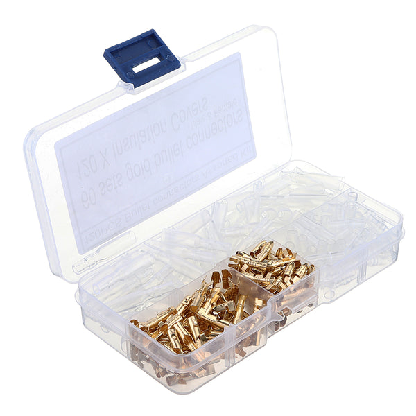 120pcs 3.5MM Male-female Connection Terminal With Insulating Cover For Fast Wire Connector and Jacket