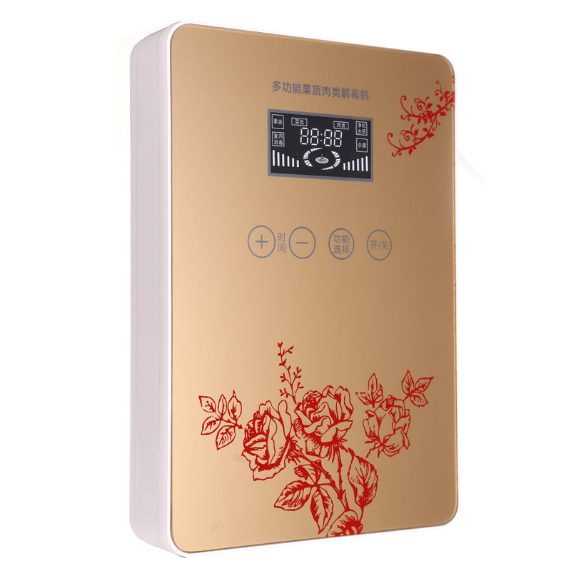 Touch Tempered Glass Household Ozone Generator Multi-function Home Oxygen Detoxification Machine Fruit And Vegetable Disinfection Machine 220V