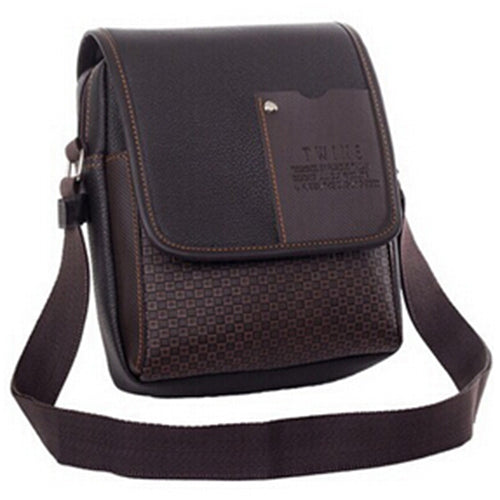 Pu Leather Men Messenger Bag Briefcase shoulder crossbody handbag business  P4L6