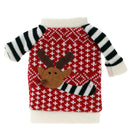 Christmas Decoration Supplies Red Wine Bottle Cover Wool Material Bags Deco P4W7