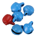 6MM 200 pcs/lot Mix Colors Loose Beads Small Jingle Bells Christmas Decorat Z1T3