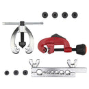 Copper Brake Fuel Pipe Repair Double Flaring Dies Tool Set Clamp Kit Tube C