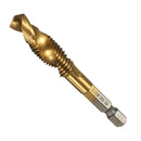 Drillpro DB-C5 HSS 6542 M3-M10 Combination Tap Metric Deburr Countersink Drill Bit