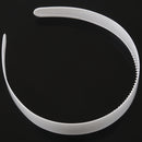 Ladies Headband Plastic with Teeth White G2W7