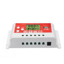 20A 12V/24V Solar Panel Battery Regulator Charging Controller 3-Stage PWM LCD
