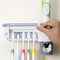 UV Toothbrush Sterilizer Toothpaste Dispenser Wall Mounted Toothbrush Holder