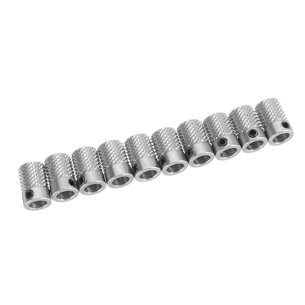 10Pcs UM2 Stainless Steel Feeder Knurled Gear Extruder Drive Gear for 3D Printer Part