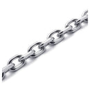 Jewelry Cross Pendant Necklace Men - Chain - Prayer - Christian - Stainless N6S3