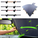 Folding Auto Windshield Block Cover Car Retractable Front Window Sun Shade Visor