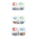 2PCS Finger-guessing Game Dice Rock-Paper-Scissors Game Toys