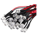 20CM 12V Wired For Light Emitting Diode Wiring LED Lot Size: 5mm Flat Top C Z5D6