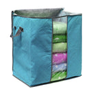 Foldable Clothes Storage Bag Pillow Blanket Quit Closet Organizer Pouch