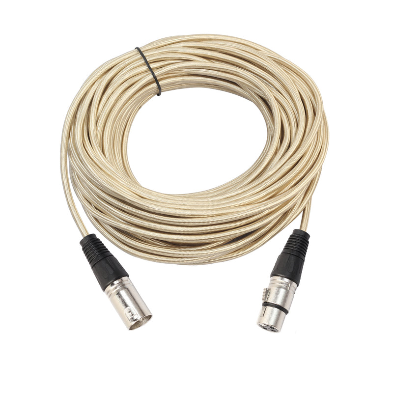 REXLIS BK2017G 1/ 1.8/ 3M Canon Male to Female Microphone Audio Cable