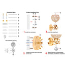 40 LED Modern Crystal Wall Lamp Sconce Light for Bedroom Hallway