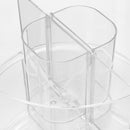 2 Layers Juice Cold Drink Dispenser Lemonade Beverage Party Holder With 4 Taps