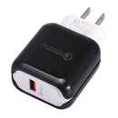 Bakeey 2.4A USB Type C QC3.0 Fast Charging Charger EU Plug Adapter For Xiaomi Mi8 Mi9 HUAWEI P30 S9 S10 S10+ Pocophone