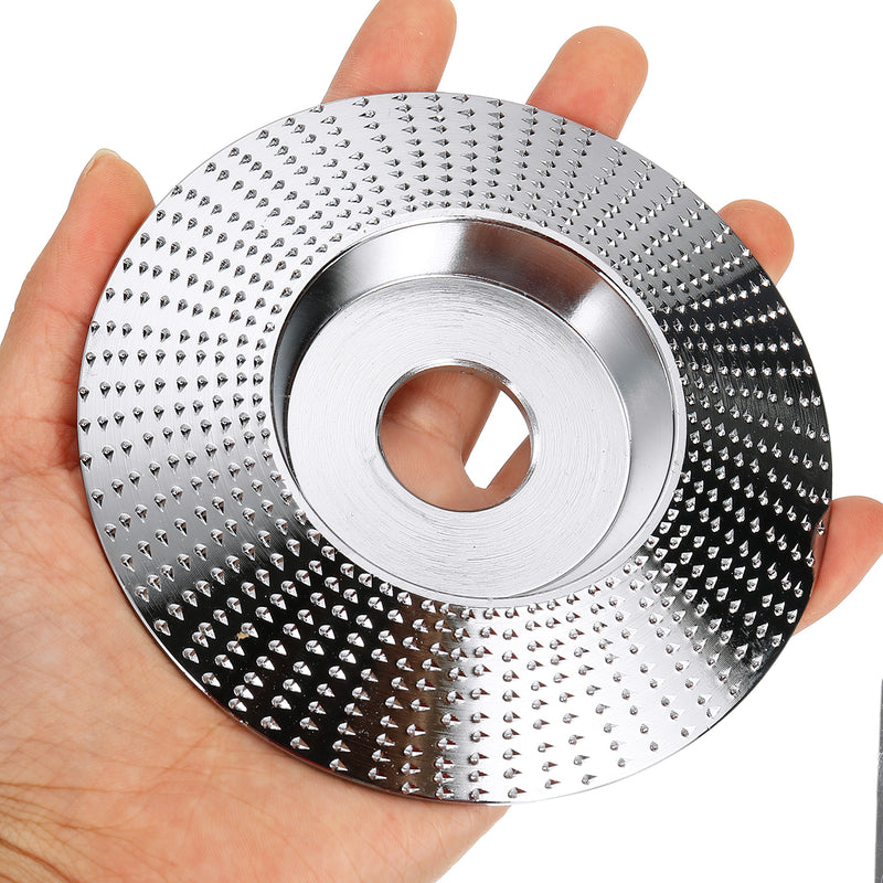 110mm Wood Shaping Disc Grinding Wheel Rotary Disc Sanding Polish Wood Carving Disc