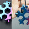 18 In 1 Snowflake Shape Multi Tool KeyChain Screwdriver EDC Tool