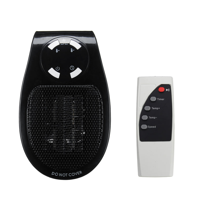 Mini Electric Heater Fan Wall-Outlet Electric Heater Air Heater Warm Air Blower EU Plug