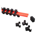 3Pcs Double-Sided Socket Holder Plastic Sleeve Frame 1/2-3/8-1/4 Million With Socket Frame Strong Rack