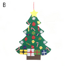 DIY Felt Christmas Tree with Glitter Ornaments Freely Paste Wall Hanging Christmas Trees Christmas Decorations Felt New Year Gift DIY Christmas Tree Kit