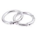 Key ring with lobster clasp, metal, 2 pieces T5L7
