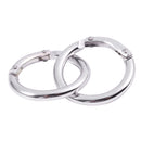 Key ring with lobster clasp, metal, 2 pieces T5L7