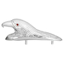 Motorcycle Front Fender Eagle Head Eyes Matt Bonnet Ornament Statue