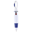 White Blue Plastic Barrel Multicolor 4 in 1 Ballpoint Pen for Students D2Q7