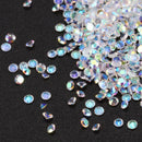 1440Pcs Micro Diamond DIY Nails Rhinestones Crystal Flat Back Non Hotfix