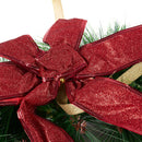 Christmas Wreath Pine Needles Christmas Decoration For Home Party, Red 40CM R9Y3