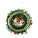 Christmas Wreath Pine Needles Christmas Decoration For Home Party, Red 40CM R9Y3