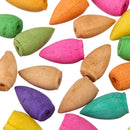 130Pcs/Bag Backflow Incense Cones Mix Fragrance Home Furnace Burner Fragrant Incense