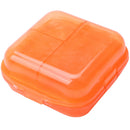 Portable Two layers candy color 6 Slots folding Jewelry candy box Storage  T2E9