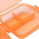 Portable Two layers candy color 6 Slots folding Jewelry candy box Storage  T2E9