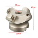 Drillpro KM12 63-22-4F 45 Degree Face Milling Cutter 4 Flutes Lathe Tool For SEKT1204 Insert