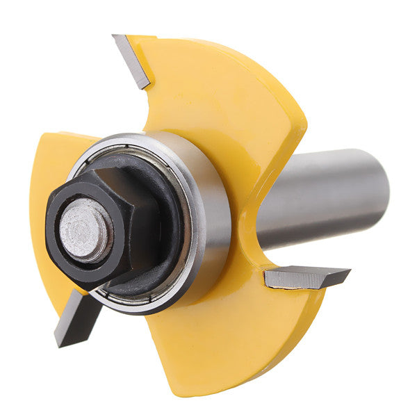 2pcs 1/2 Inch Shank Tongue and Groove Router Bit Set Woodworking Cutter Tenon Cutter