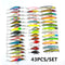 ZANLURE 43PCS Mixed Models Fishing Lure Multi Colors Minnow Lure Crank Bait Tackle Set